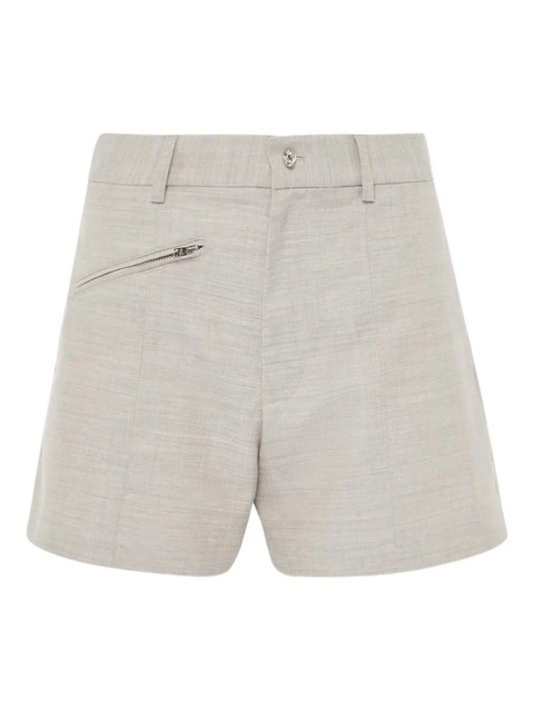 JW Anderson zip-pocket tailored shorts - Grey - zdjęcie produktu nr 1