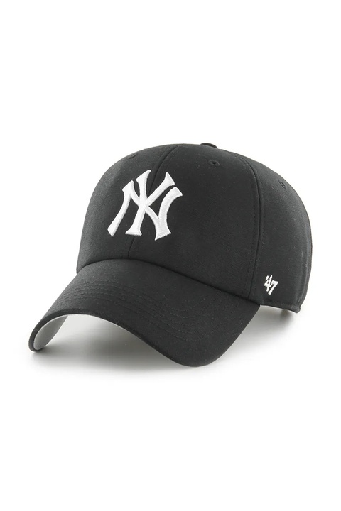 47 brand czapka z daszkiem bawełniana MLB New York Yankees kolor czarny B-PFZCU17CNS-BK - zdjęcie produktu nr 2