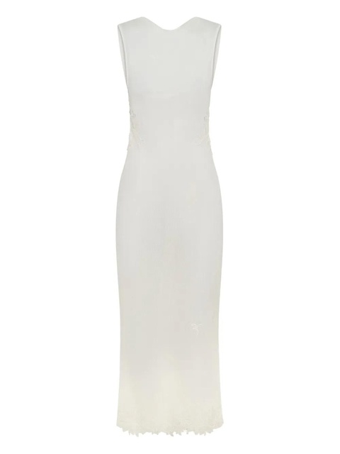 Christopher Esber lace-insert midi dress - White - zdjęcie produktu nr 1