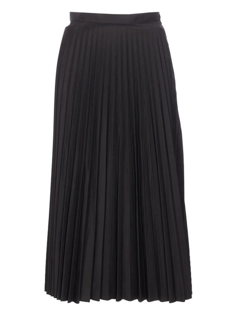MM6 Maison Margiela pleated midi skirt - Black - zdjęcie produktu nr 2