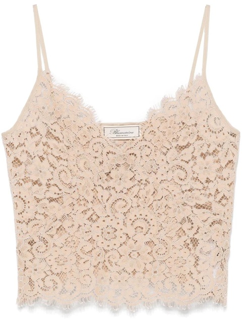 Blumarine corded-lace top - Neutrals - zdjęcie produktu nr 1