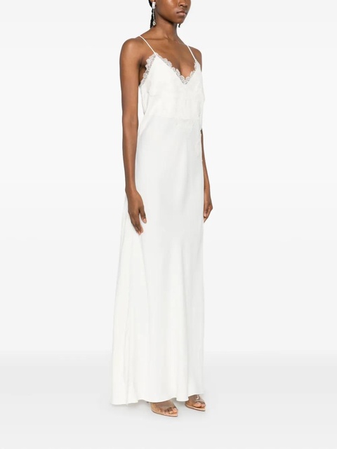 Róhe lace-trim midi dress - White - zdjęcie produktu nr 2