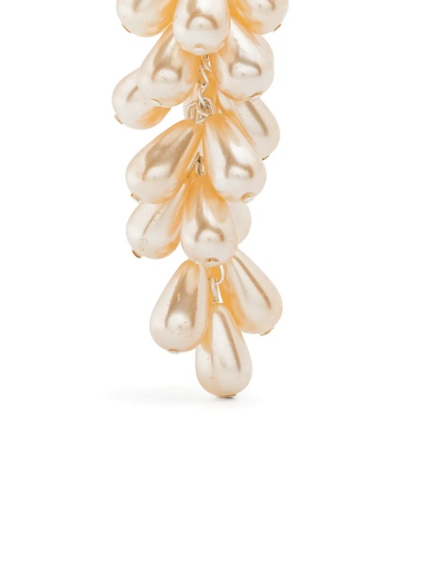 Magda Butrym pearl-drop hoop earrings - Silver - zdjęcie produktu nr 2