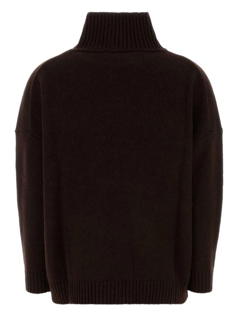 Weekend Max Mara Borgia turtleneck wool sweater - Brown - zdjęcie produktu nr 1