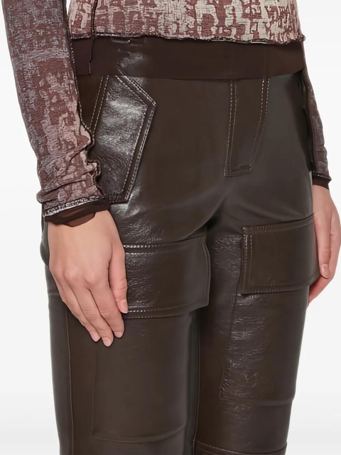 MISBHV flap-pockets trousers - Brown - zdjęcie produktu nr 2