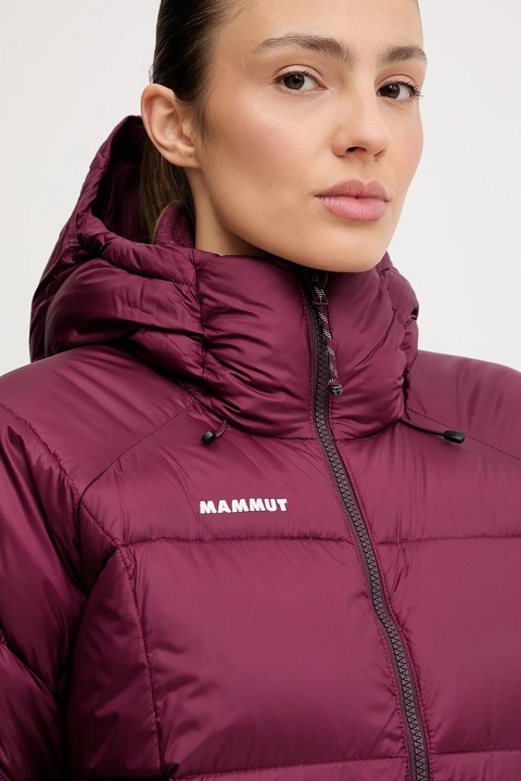 Mammut kurtka sportowa puchowa Glacier Glow kolor bordowy zimowa 1013.03760 - zdjęcie produktu nr 2