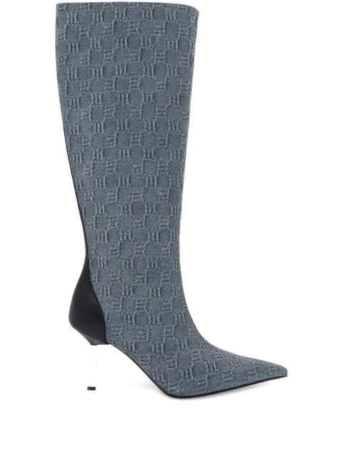 MISBHV 75mm monogram boots - Blue - zdjęcie produktu nr 1