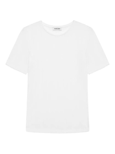 ANINE BING Pia T-shirt - White - zdjęcie produktu nr 1
