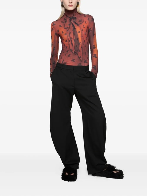 Acne Studios loose-leg tailored trousers - Black - zdjęcie produktu nr 2