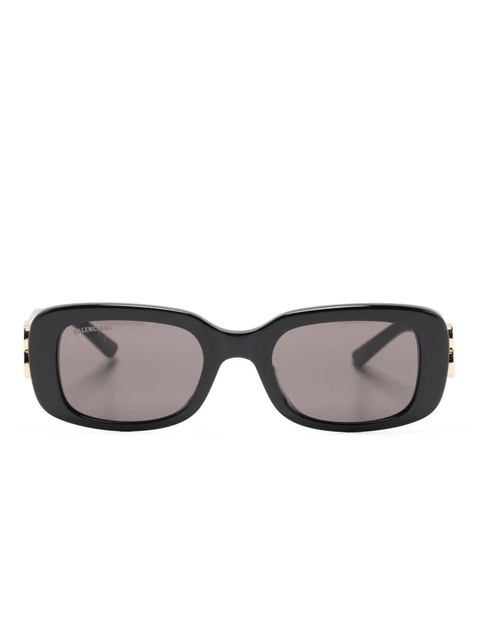Balenciaga Eyewear Dynasty rectangle-frame sunglasses - Black - zdjęcie produktu nr 1