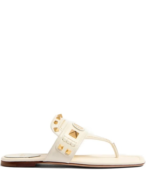 Valentino Garavani Plaster Caster leather sandals - White - zdjęcie produktu nr 1