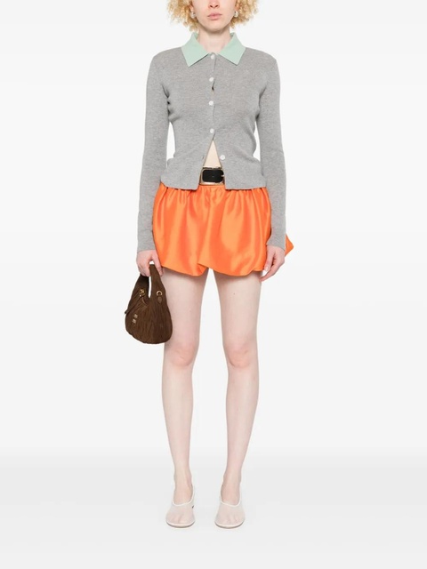 Self-Portrait satin skirt - Orange - zdjęcie produktu nr 2