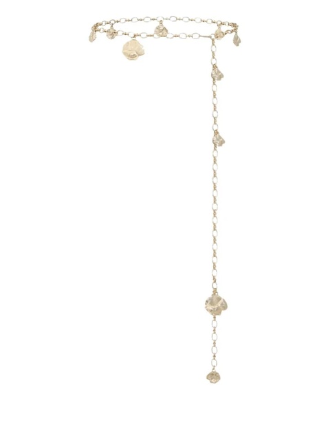 ZIMMERMANN Radiate flower-charm chain belt - Gold - zdjęcie produktu nr 1