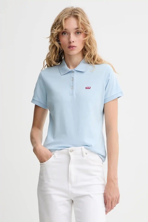 Levi's polo damski kolor niebieski 001F2 - zdjęcie produktu nr 1