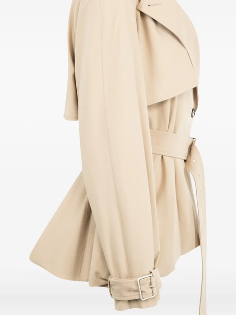 LOEWE peplum belted jacket - Neutrals - zdjęcie produktu nr 2
