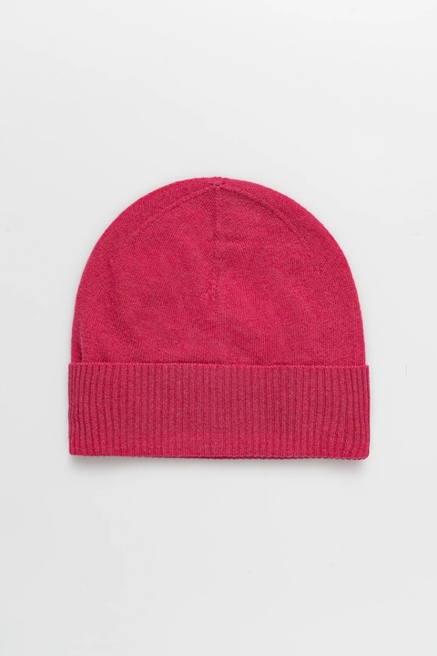 United Colors of Benetton czapka wełniana kolor różowy 1002DA010 - zdjęcie produktu nr 1
