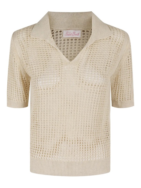 MC2 Saint Barth Flora polo shirt - Neutrals - zdjęcie produktu nr 1
