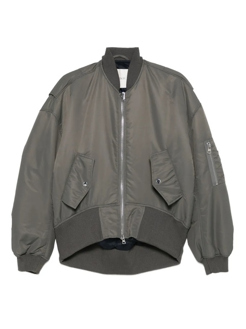 JW Anderson zip-front pocket bomber jacket - Grey - zdjęcie produktu nr 1