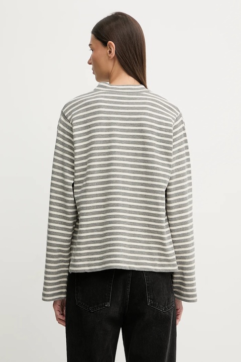 Marc O'Polo longsleeve bawełniany kolor szary 600304752025 - zdjęcie produktu nr 2