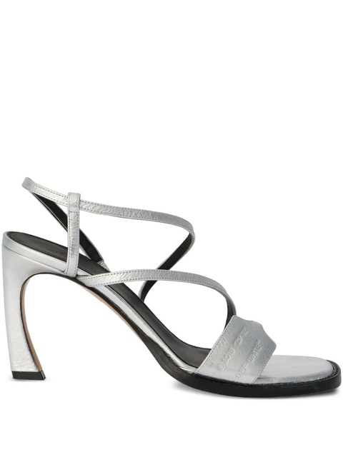 Off-White Zip Tie Loop sandals - Silver - zdjęcie produktu nr 1