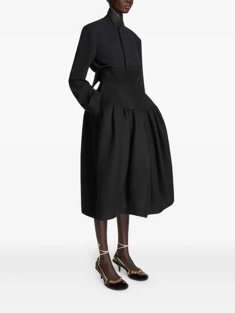 DRIES VAN NOTEN crop-hem buttoned-cuffs blazer - Black - zdjęcie produktu nr 2