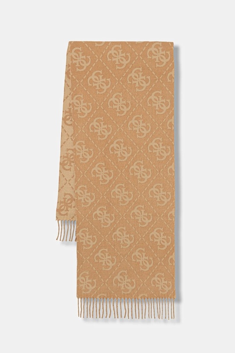 Guess szalik damski kolor brązowy wzorzysty W5BZ33 Z4210 - zdjęcie produktu nr 1