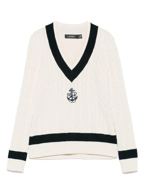 Lauren Ralph Lauren cable-knit sweater - Neutrals - zdjęcie produktu nr 1