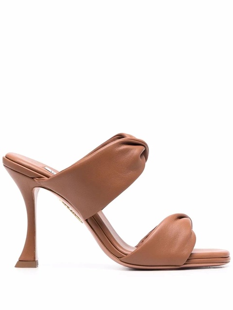 Aquazzura Twist 95mm mules - Brown - zdjęcie produktu nr 1