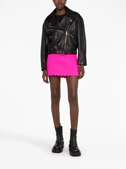 Versace leather biker jacket - Black - zdjęcie produktu nr 2