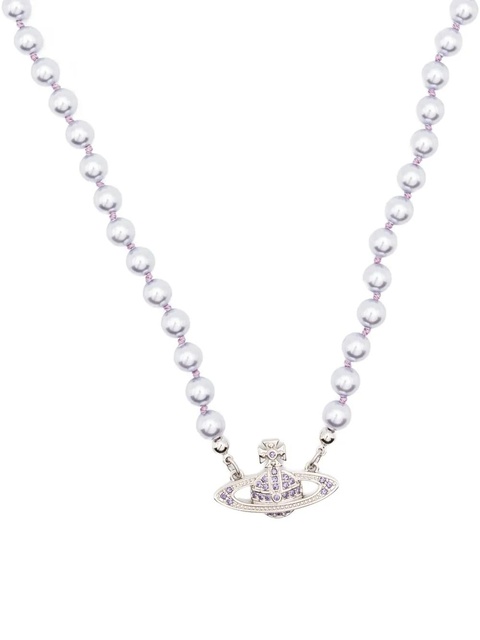 Vivienne Westwood faux-pearl orb necklace - Silver - zdjęcie produktu nr 1