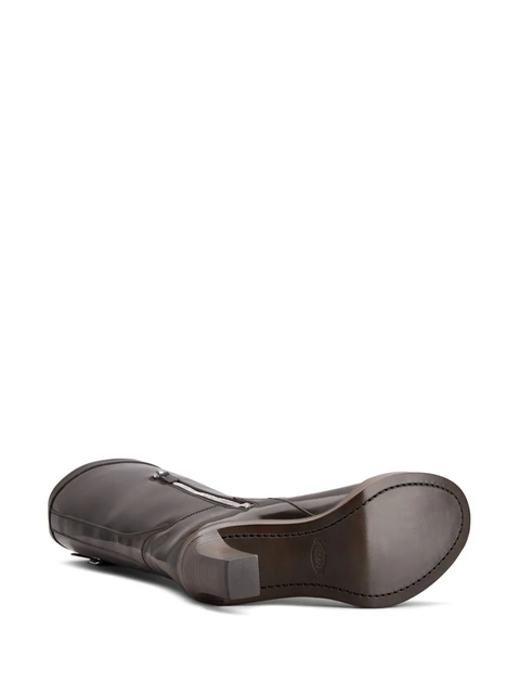 Tod's leather boots - Brown - zdjęcie produktu nr 2