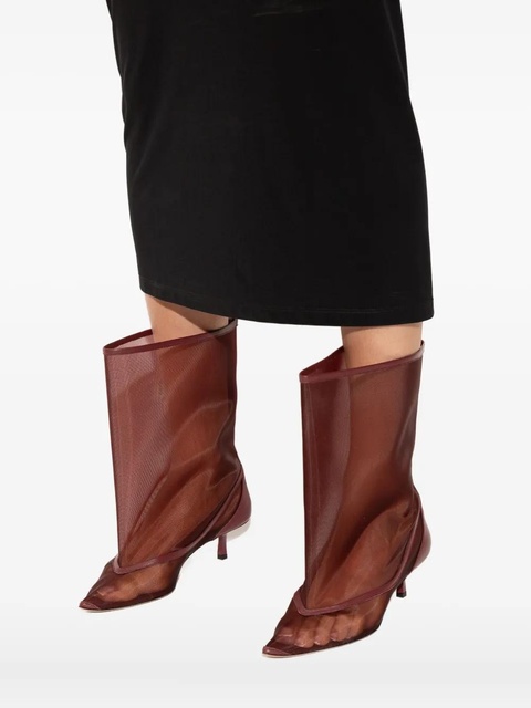 Jacquemus The Tourni mesh boots - Red - zdjęcie produktu nr 1
