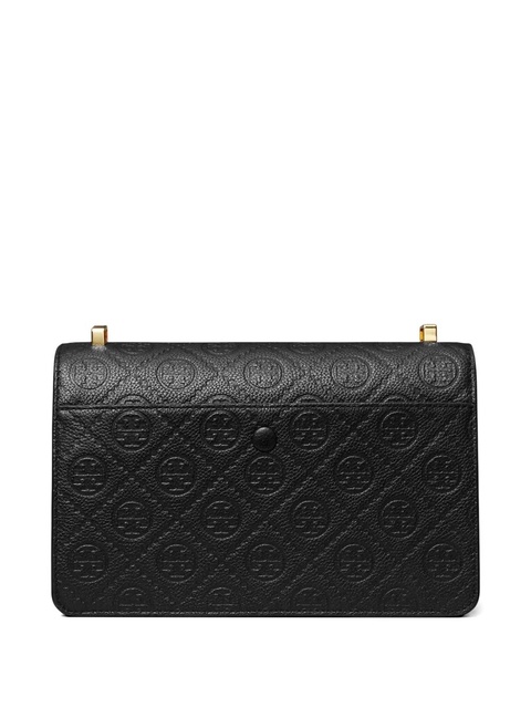 Tory Burch T-Monogram embossed leather shoulder bag - Black - zdjęcie produktu nr 2