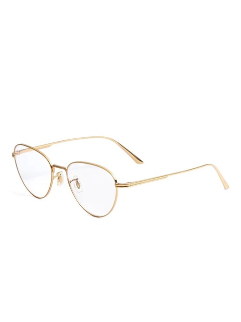 KHAITE oval-frame glasses - Gold - zdjęcie produktu nr 2