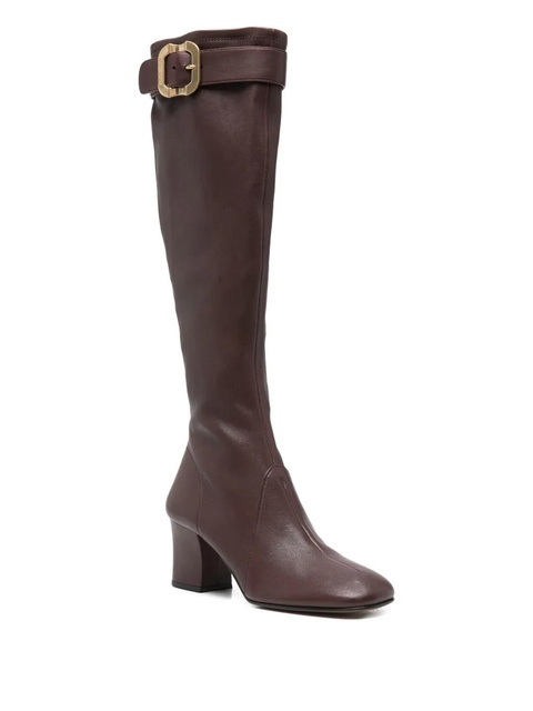 Miu Miu 65mm buckle boots - Brown - zdjęcie produktu nr 1