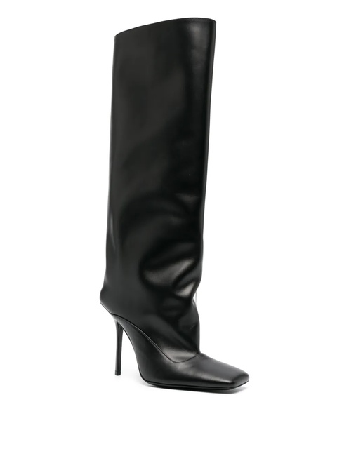 The Attico Sienna 105mm square-toe boots - Black - zdjęcie produktu nr 1