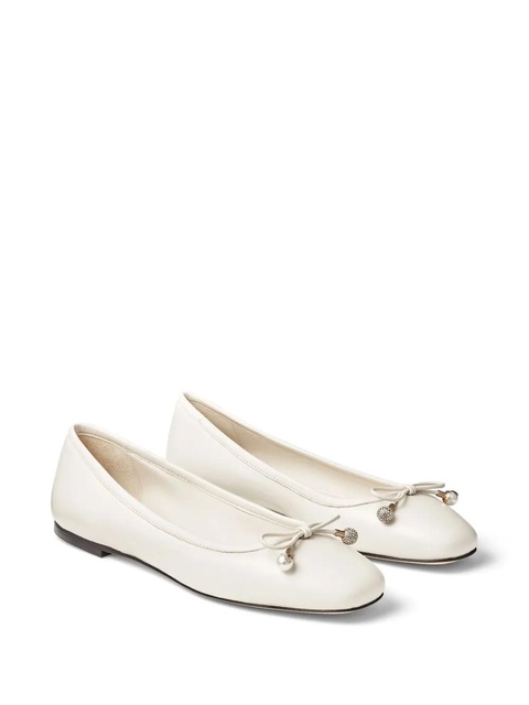 Jimmy Choo Elme ballerina shoes - White - zdjęcie produktu nr 1
