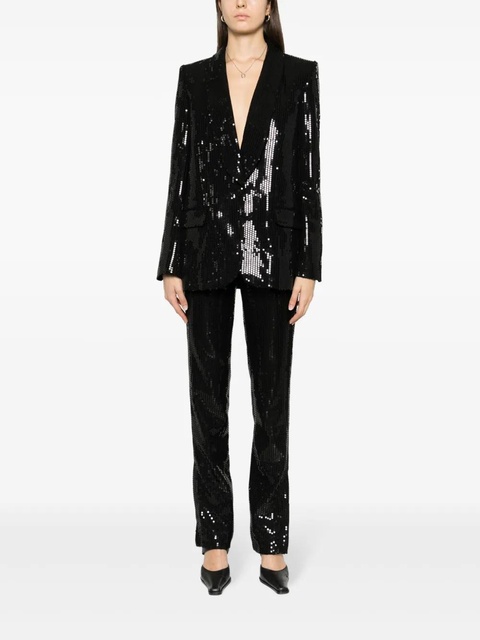 Zadig&Voltaire Pruny sequinned tapered trousers - Black - zdjęcie produktu nr 2