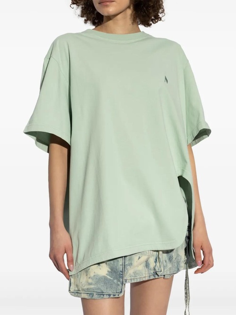 The Attico logo-embroidered T-shirt - Green - zdjęcie produktu nr 2