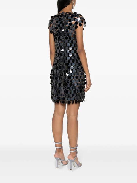 Rabanne sequinned chainmail minidress - Black - zdjęcie produktu nr 2
