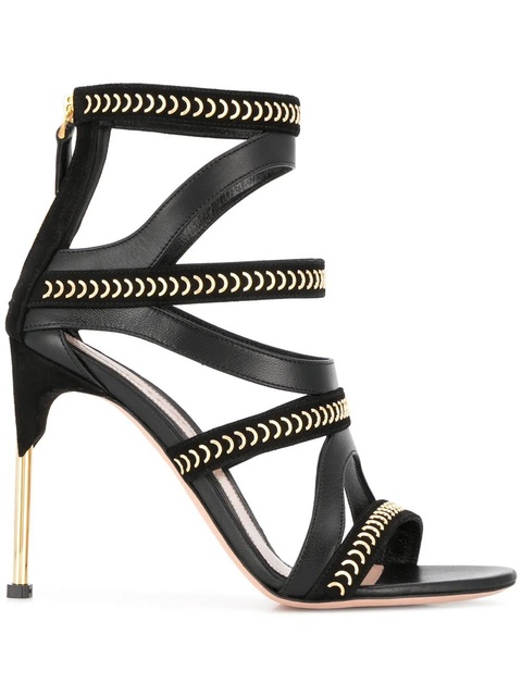 Alexander McQueen studded strap sandals - Black - zdjęcie produktu nr 1