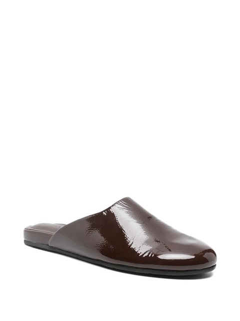 Ancient Greek Sandals patent-finish mules - Brown - zdjęcie produktu nr 2