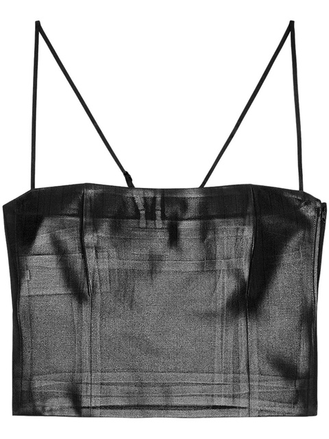 Diesel T-Reasure logo-plaque tank top - Black - zdjęcie produktu nr 1