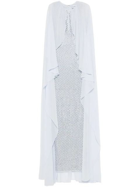 Self-Portrait rhinestone-embellished gown - Blue - zdjęcie produktu nr 1