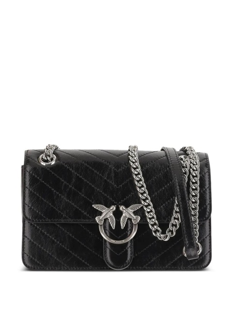 PINKO Classic Love quilted shoulder bag - Black - zdjęcie produktu nr 1
