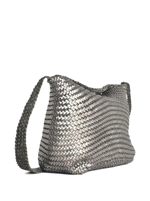 DRAGON DIFFUSION leather shoulder bag - Silver - zdjęcie produktu nr 2