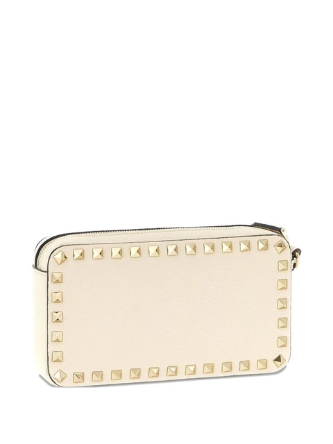 Valentino Garavani Ruckstud wrist-strap clutch bag - Neutrals - zdjęcie produktu nr 2