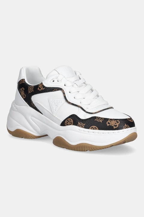 Guess sneakersy HAPYY3 damskie kolor biały FLTHPY FAL12 - zdjęcie produktu nr 1