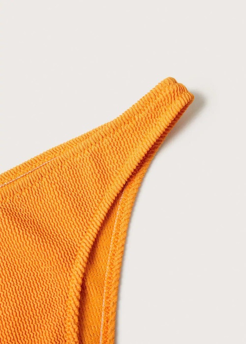 Figi bikini z teksturowanej tkaniny - zdjęcie produktu nr 1