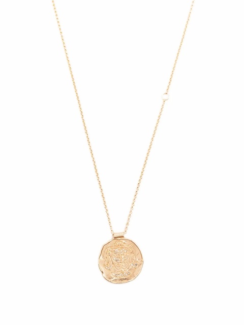 Maje Zodiac medal necklace - Gold - zdjęcie produktu nr 2